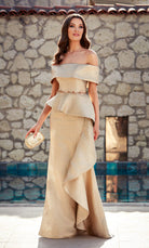 UNK-27612. Long, Off The Shoulder, Fit N Flare image 5