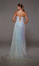 UNK-1796. Long, Strapless Neckline, Straight image 1