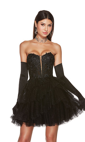 UNK-3766. Short, Sweetheart Neckline, A-line image 6