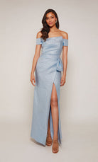 UNK-27639. Long, Off The Shoulder, Fit N Flare image 3