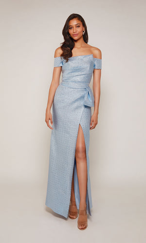 UNK-27639. Long, Off The Shoulder, Fit N Flare image 3