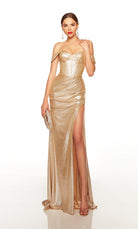 UNK-61472. Long, Off The Shoulder, Straight image 2