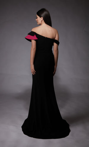 UNK-27672. Long, Off The Shoulder, Straight image 3
