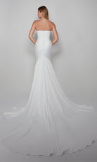 UNK-7060. Long, Strapless, Mermaid, Closed Back image 2