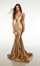 UNK-61674. Long, Plunging Neckline, Mermaid image 0