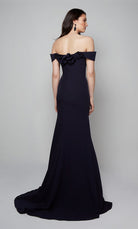 UNK-7062. Long, Off The Shoulder, Mermaid, Closed Back image 8