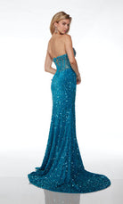 UNK-61621. Long, Sweetheart Neckline, Straight image 1