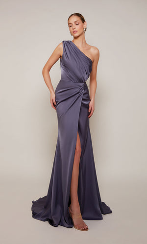 UNK-27697. Long, One Shoulder, Straight, Closed Back image 7