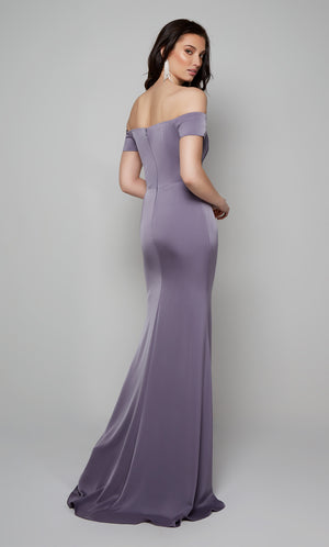 UNK-27558. Long, Off The Shoulder, Fit N Flare image 3