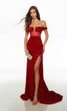 UNK-61483. Long, Off The Shoulder, Straight image 2