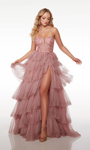 UNK-61525. Long, Sweetheart Neckline, Ballgown image 5