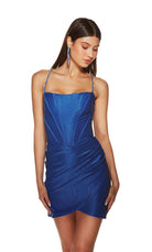 UNK-4920. Short, Scoop Neck, Straight, Strappy Back image 0