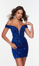 UNK-4602. Short, Off The Shoulder, Straight image 4