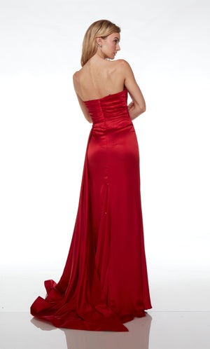UNK-61571. Long, Off The Shoulder Neckline, Fit N Flare image 13