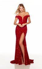 UNK-61343. Long, Off The Shoulder, Straight image 3