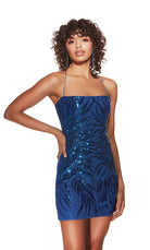 UNK-4888. Short, Square Neckline, Straight image 3