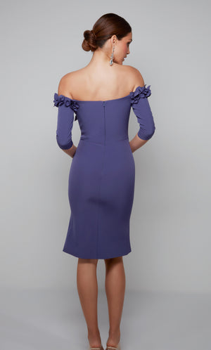 UNK-70003. Short, Off The Shoulder, Straight image 5