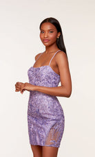 UNK-4615. Short, Scoop Neck, Straight, Strappy Back image 3