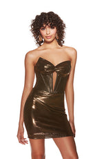 UNK-4844. Short, Off The Shoulder, Straight image 4