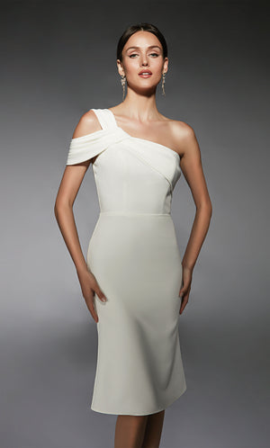 UNK-70054. Short, One Shoulder, Straight, Closed Back image 0