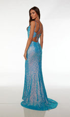 UNK-61626. Long, Cowl Neckline, Fit N Flare image 1