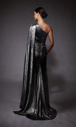 UNK-27753. Long, One Shoulder, Straight, Closed Back image 1