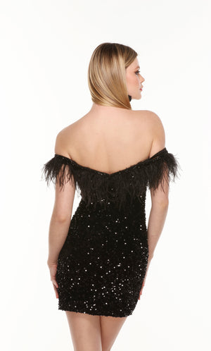 UNK-4606. Short, Off The Shoulder, Straight image 1
