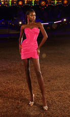 UNK-4921. Short, Sweetheart Neckline, Straight image 0