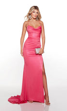 UNK-61433. Long, Cowl Neck, Straight, Strappy Back image 3
