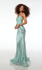 UNK-61679. Long, Spaghetti Strap Neckline, Mermaid image 0