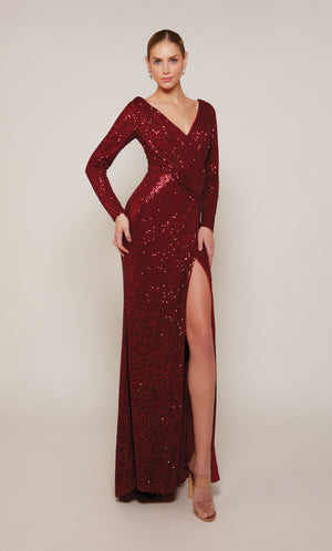 UNK-27688. Long, V-neck, Straight, V Shaped Back image 2