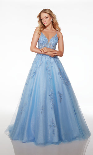 UNK-61633. Long, Plunging Neckline, Ballgown image 0