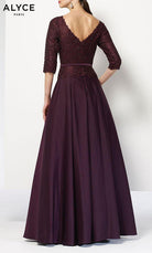 UNK-27099. Long, Bateau Neckline, Medium Fullness image 1