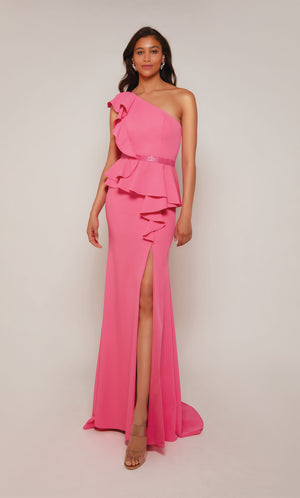 UNK-27577. Long, Off The Shoulder, Fit N Flare image 4