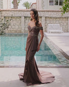 UNK-27619. Long, Off The Shoulder, Straight image 1