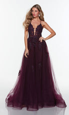 UNK-61263. Long, Plunging Neckline, Ball Gown image 2