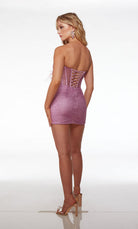 UNK-61523. Long, Sweetheart, Straight, Lace-up Back image 2