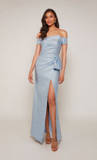 UNK-27639. Long, Off The Shoulder, Fit N Flare image 6