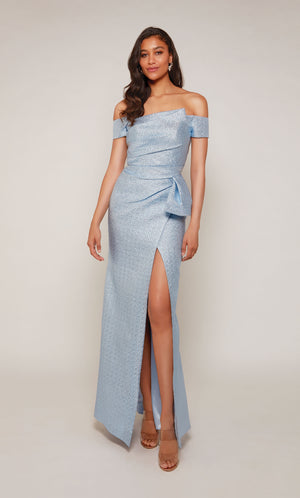 UNK-27639. Long, Off The Shoulder, Fit N Flare image 6