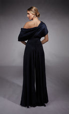 UNK-27743. Long, One Shoulder, Jumpsuit, Closed Back image 1