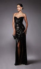 UNK-27704. Long, Strapless, Straight, Closed Back image 5