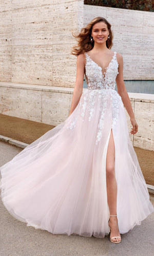 UNK-60894. Long, Plunging Neckline, A-line image 11