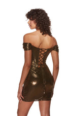 UNK-4844. Short, Off The Shoulder, Straight image 1
