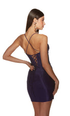 UNK-4924. Short, Sweetheart Neckline, Straight image 1