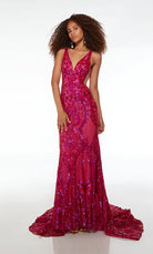 UNK-61651. Long, Plunging Neckline, Mermaid image 2