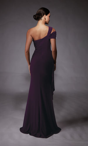 UNK-27705. Long, One Shoulder, Straight, Closed Back image 1