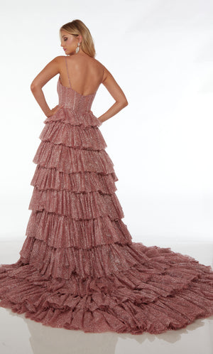 UNK-61526. Long, Scooped Neckline, Ballgown image 4