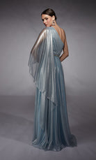 UNK-27719. Long, One Shoulder, Flowy, Closed Back image 4