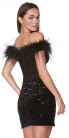 UNK-4800. Short, Off The Shoulder, Straight image 1