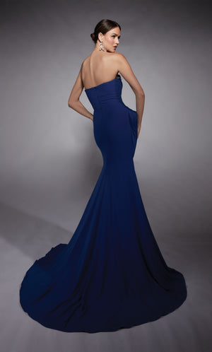 UNK-27739. Long, Strapless, Fit N Flare, Closed Back image 1